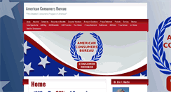 Desktop Screenshot of americanconsumersbureau.com